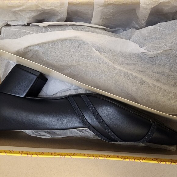 Easy Street Easy Street Womens Lotus Bloc Navy 7M - B023 - Picture 9 of 11